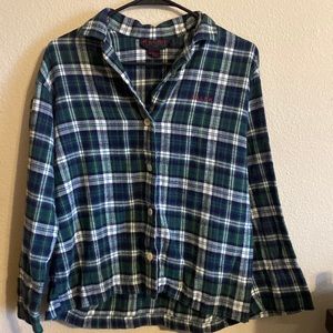Ralph Ralph Lauren flannel pajama top size small